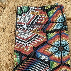 Werkshop leggings colorful eagle Capri